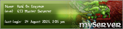 Signature for player Hard On Esquece